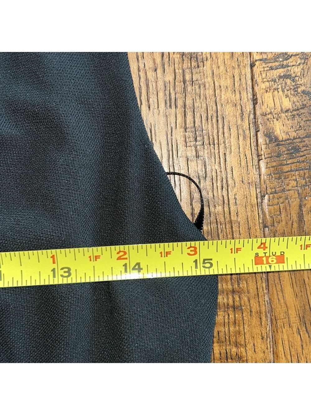 LOFT: Black V-Neck Midi Dress: Size 4 - Picture 8 of 9
